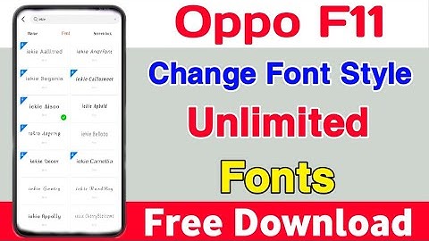 Oppo F11 Change Font Style || How To Free Download Unlimited Font On Oppo F11 || Technical Azamgarh