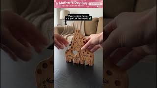 Custom Wooden Art Puzzle - Mother's Day Gifts - Together Tall, Together Strong - TKN-YL0575 V2.2