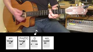 Wherever You Will Go - Acoustic Guitar - The Calling - Chords chords