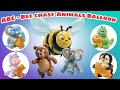 ABC Balloon Animals Sounds Bee Chase Song 🎈🐝 Funny Honey Run | Learn Alphabet &amp; Animal Sounds