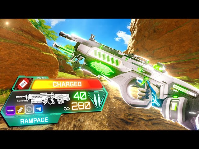 new* CHARGED Rampage has the Fastest TIME TO KILL in Apex Legends