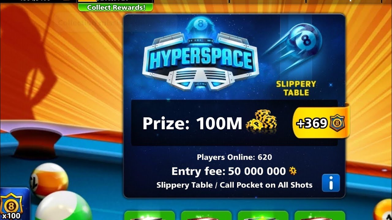 HYPERSPACE 😱 EVENT 8 BALL POOL - YouTube
