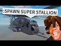 Roblox war tycoon funny moments super stallion