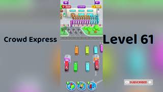 Crowd Express Level 61 Walkthrough 🚦 | Step-by-Step Solution | Go Answer