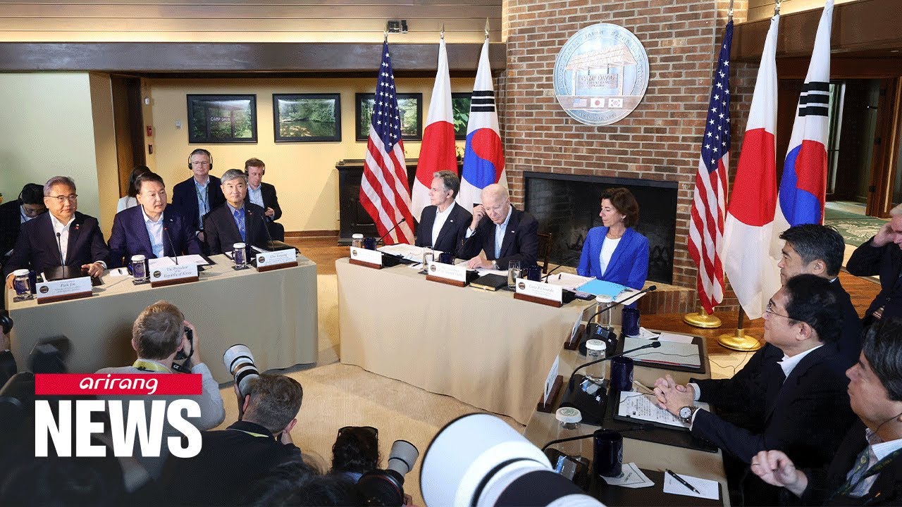 S. Korea, U.S., Japan hold historic Camp David Summit to create basis ...