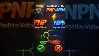 how to run danfoss vfd npn and pnp mode // sink and source #electrical #electrician