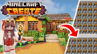 I built a CREATE-POWERED Restaurant in Minecraft! ⚙️ | Episode 4