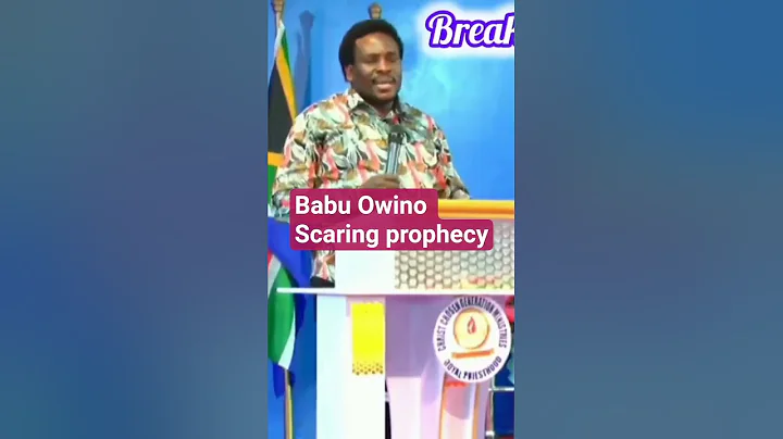 Babu Owino Prophetic Word : Be careful of being poisoned #prophecy #kenya #Babuowino #latest #Raila