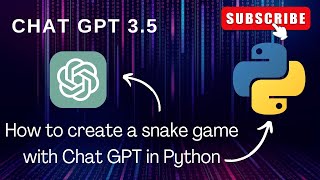 Python Tutorial: Create Snake Game with Chat GPT