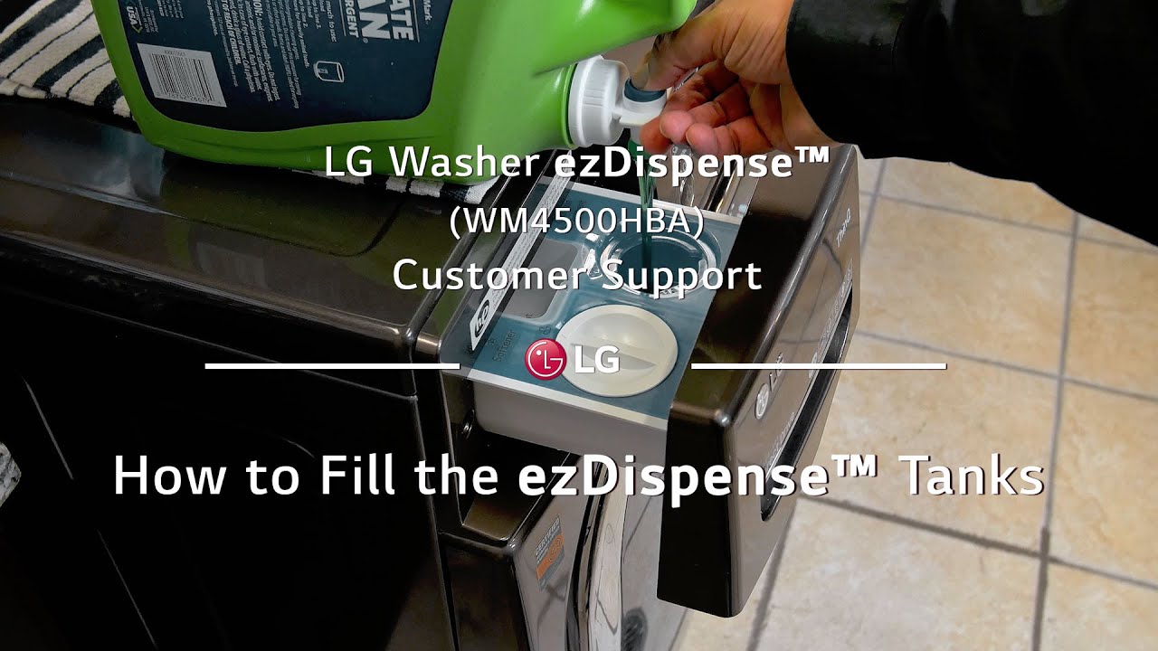 LG Washer ezDispense™ - How to Fill the ezDispense™ Tanks