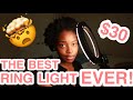 THE BEST RING LIGHT FOR YOUTUBE VIDEOS!! | ONLY $30!! | RING LIGHT REVIEW!