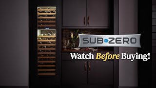 Sub Zero Wine Is A MUST For Your Kitchen