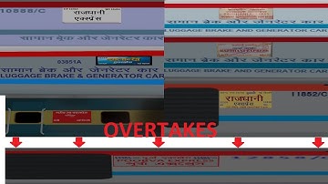 Re-Creation of A Golden Memory:- The Poorva Express Overtakes By Premium Trains |  পূর্বা এক্সপ্রেস