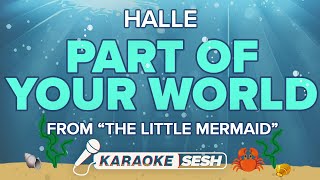 Halle - Part Of Your World (Karaoke) chords