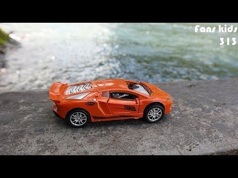 Mobil lamborghini sport berjalan diatas air I Toys cars for children