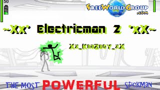 THE MOST POWERFUL STICKMAN!! | KraZboY plays Electricman 2!! w/MIC