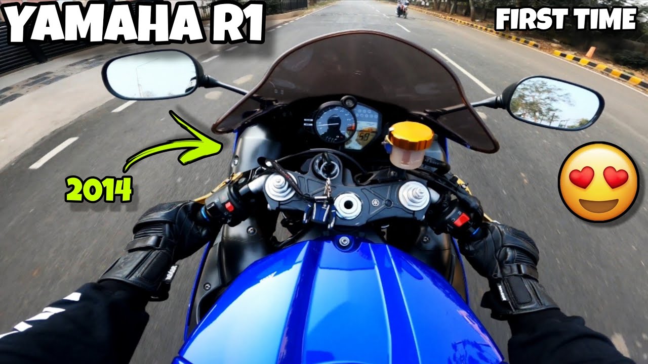 Riding the MIGHTY YAMAHA R1 for the First Time (2014)🔥 - YouTube