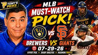 Milwaukee Brewers vs San Francisco Giants Pick 7/29/26 MLB Pick Prediction