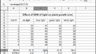 Spreadsheets (2): Variables & Controls