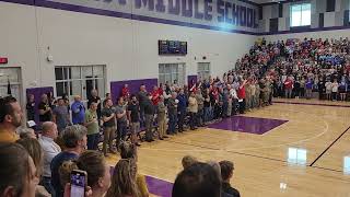Veterans Day 11.11.22 Santa Rita Middle School Taps Performance