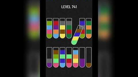 Water sort puzzle level 741