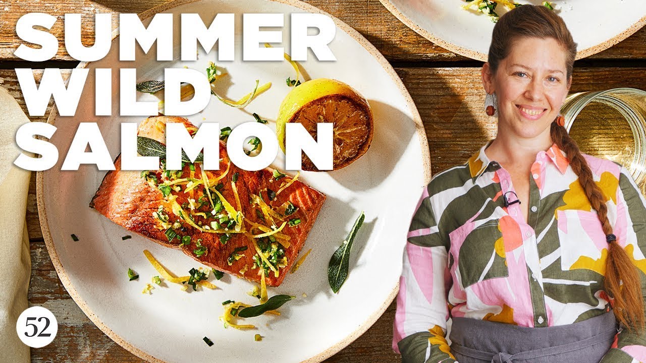 The Easiest Weeknight Wild Salmon & Fried Sage Gremolata | In The Kitchen With | Food52