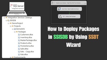 SSIS - Pakketten implementeren in SSISDB met behulp van de SSDT-wizard