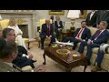 President Trump Participates in a Bilateral Meeting with the Prime Minister of Italy, Apr. 17, 2025