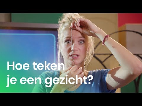 Video: Menselijk Gezicht: Hoe Mooi Te Tekenen