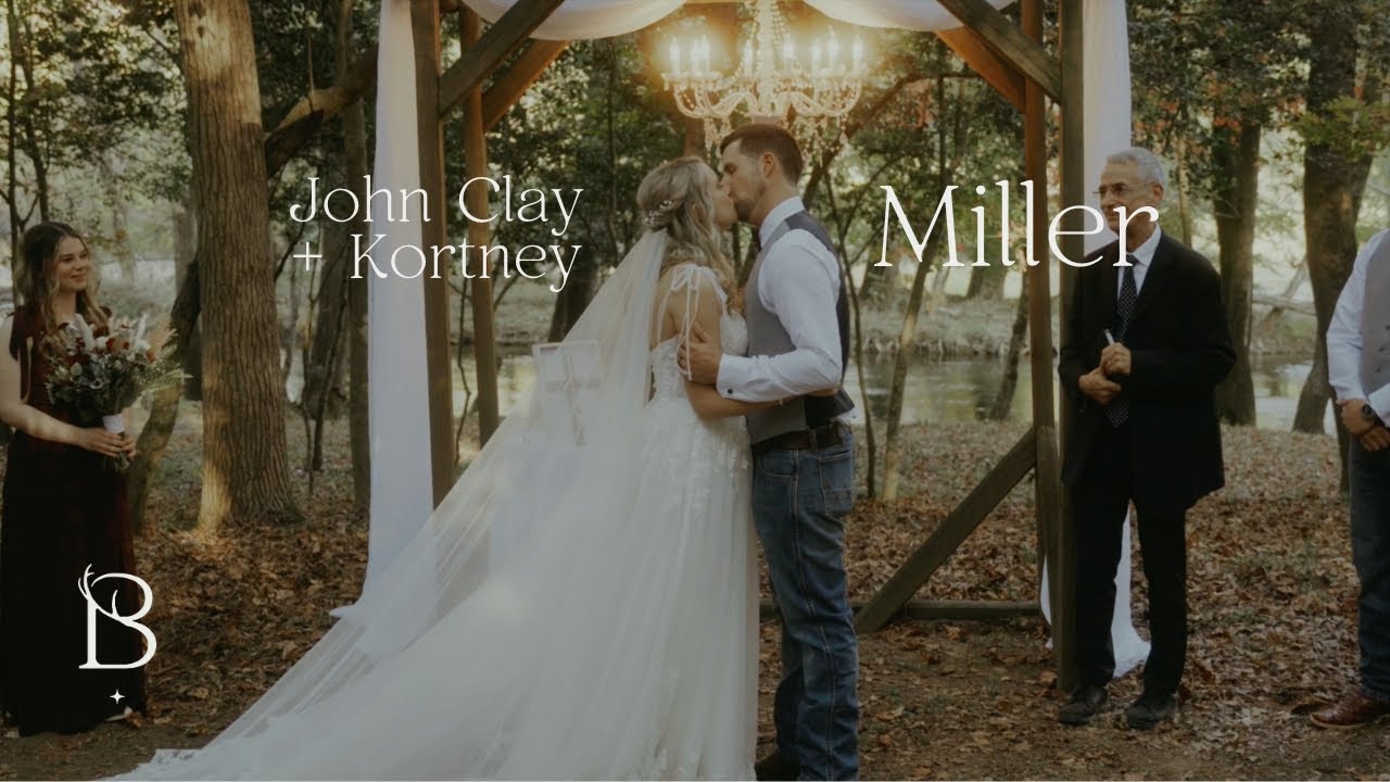 Wedding by the Creek | Monroe, NC | JC + K Miller | Buckley's Videography