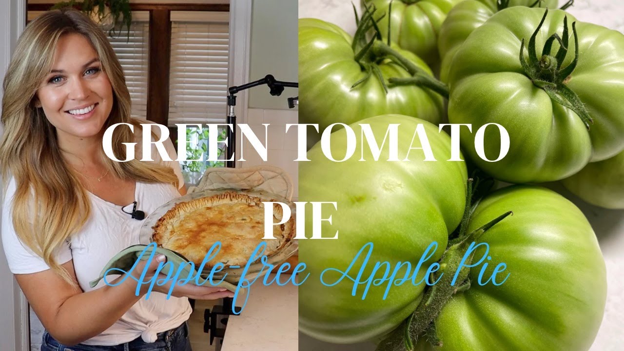 Green Tomato *PIE* | Does it taste like Apple  Pie?!