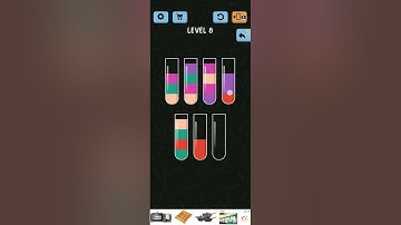 color sort | Level 8 | Gameplay Solutions | #trending #fsmystery #shorts #gameplay #walkthrough