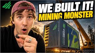 We Built a Bitcoin Mining Container for a YouTuber