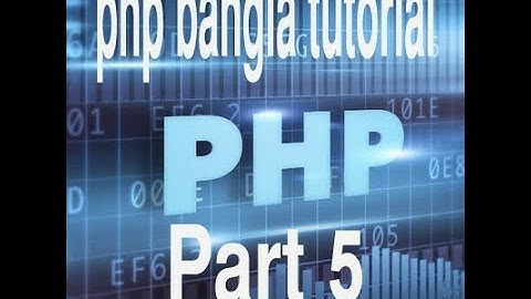 PHP Bangla Tutorial for Beginners Full - PHP Tutorial Part 5 - PHP String