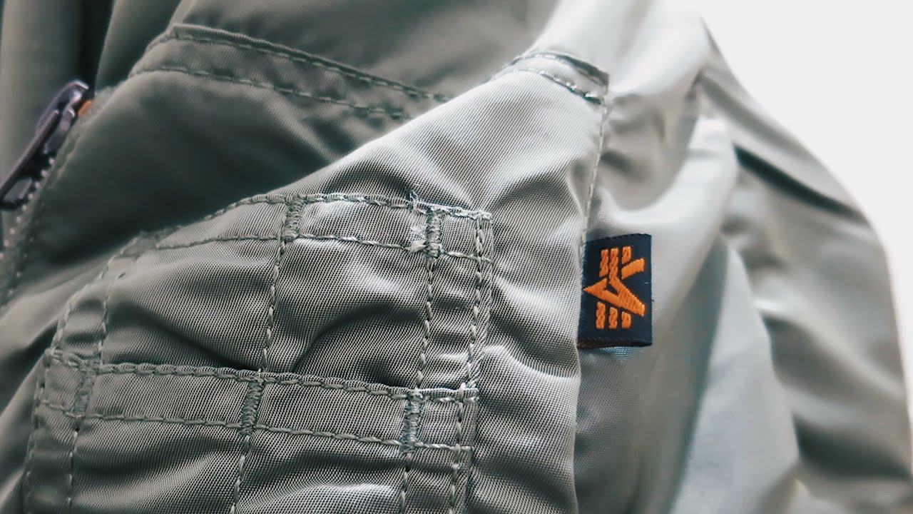 how does the alpha industries ma-1 jacket fit? - YouTube | 