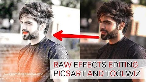 RAW EDITING ||PICSART AND TOOLWIZ||