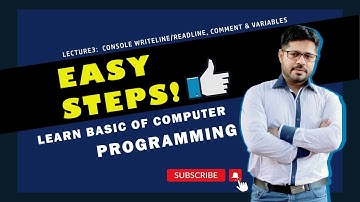 3: Write & Read from Console Application, Why we Use Comment & Variables in Programming (URDU/HINDI)
