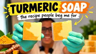 The Turmeric Soap Recipe People Beg Me To Make — Every Ingredient, Every Calculation, Explained