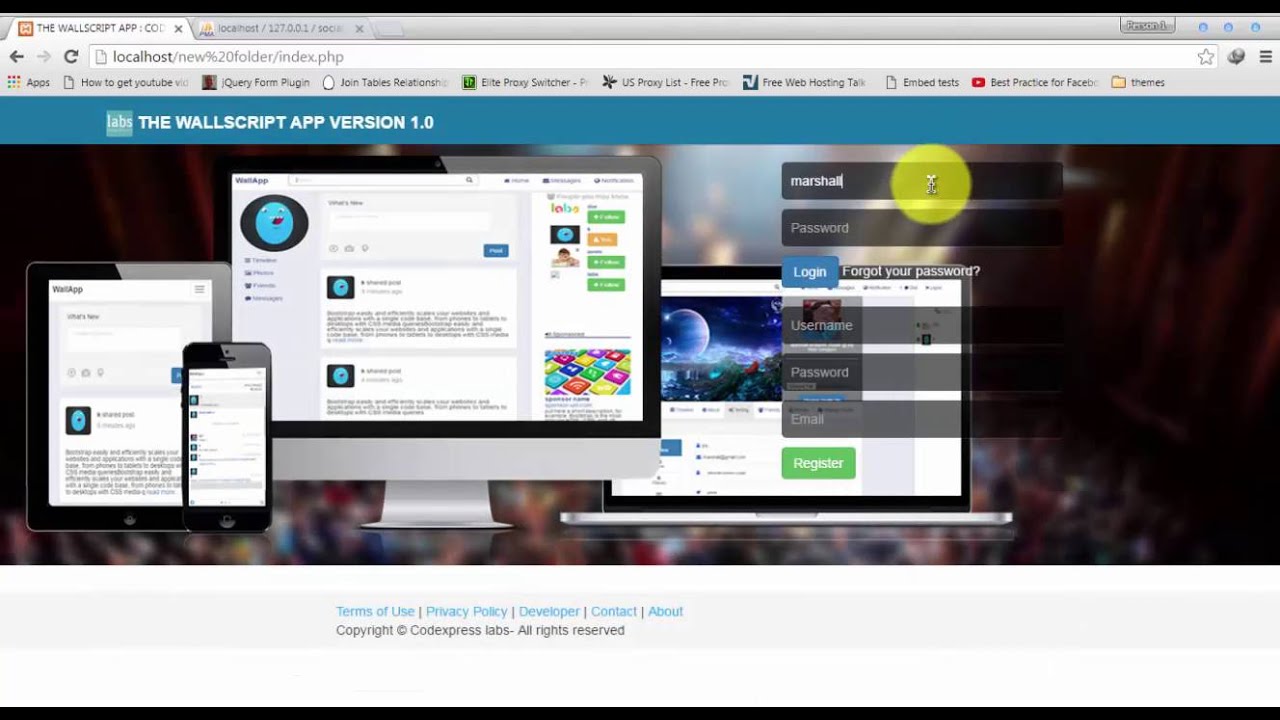 Wallscript version 1.0 - YouTube