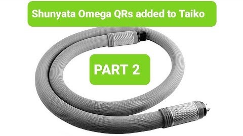 Part 2: Shunyata Omega QRs Powercord added to Taiko Music Server!