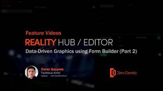 RealityHub / Editor | Data-driven Graphics using Form Builder part 2