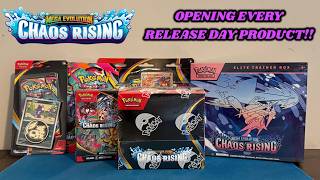 BOOM!! CHAOS RISING IS HERE!! Opening EVERY CHAOS RISING Release Day Product!!