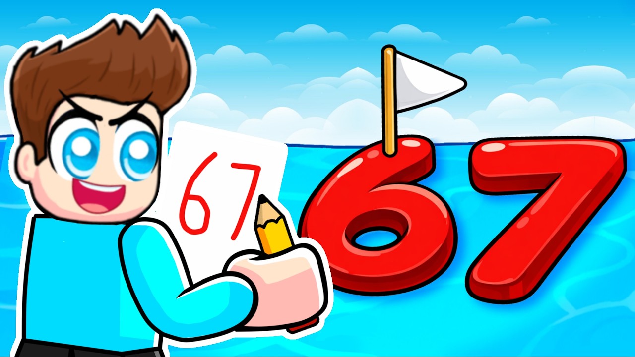 DRAW AND BUILD A 67 BOAT IN ROBLOX !!