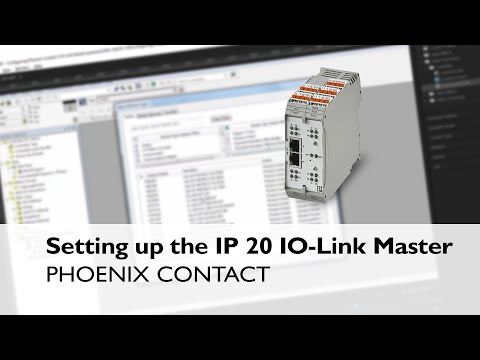 Setting up Phoenix Contact’s IP20 IO-Link Master