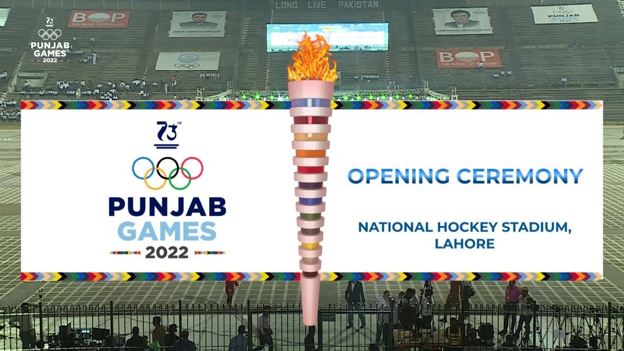 Opening Ceremony 73rd BOPPunjabGames2022 National Hockey Stadium