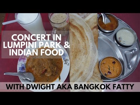 Mini Vlog: Concert in Bangkok's Lumpini Park and Cheap Indian Food