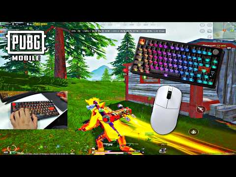 EPOMAKER TH80 V2 Pro + PUBG MOBILE Emulator Gameloop 4K HDR 90FPS (Handcam)