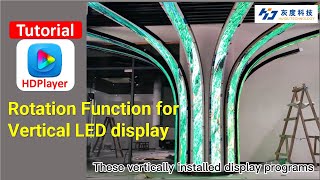 Huidu Controller A5 Tutorial of LED Display Rotation Setup in HDPlayer screenshot 2