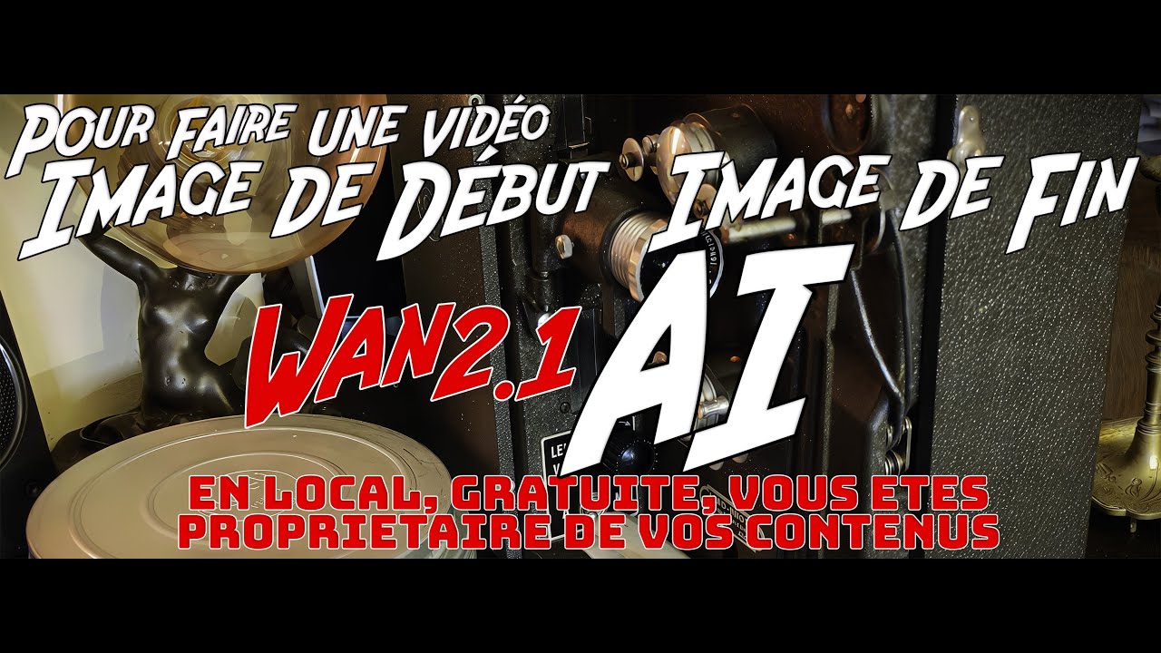 Faire une video image de début image de fin Le Nouveau model d'IA wan 2.1 FLF2V gratuite