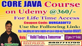 CORE JAVA Course on Udemy @360/- screenshot 5